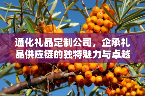 通化礼品定制公司，企承礼品供应链的独特魅力与卓越服务